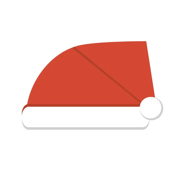 Christmas hat decoratieve pictogram — Stockvector