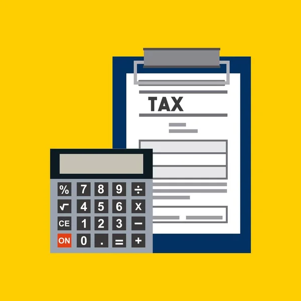 税收概念设计 — 图库矢量图片
