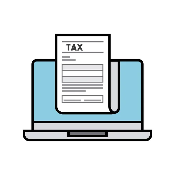 Σχεδιασμός concept της φορολογική — Διανυσματικό Αρχείο