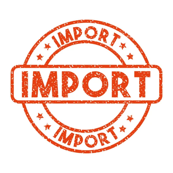 Import und Export Design — Stockvektor