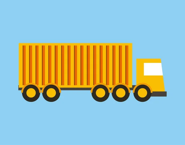 Cargo ciężarówka ikona — Wektor stockowy