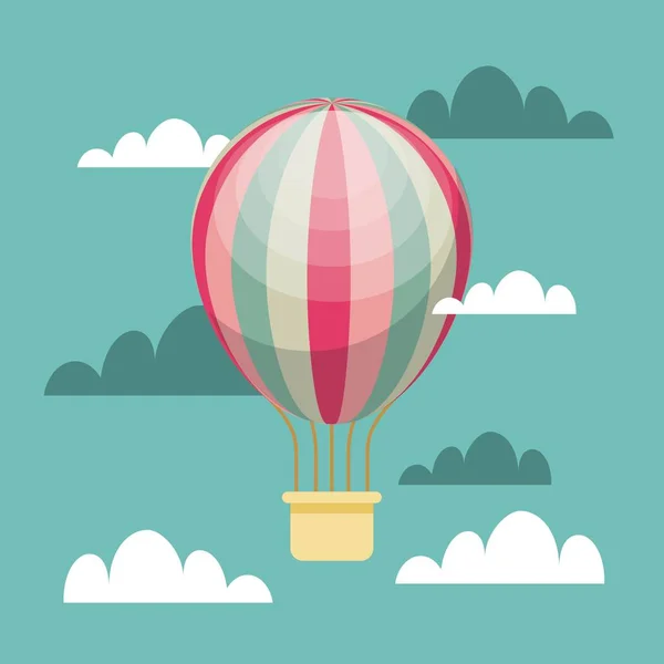 Projeto de balão de ar — Vetor de Stock