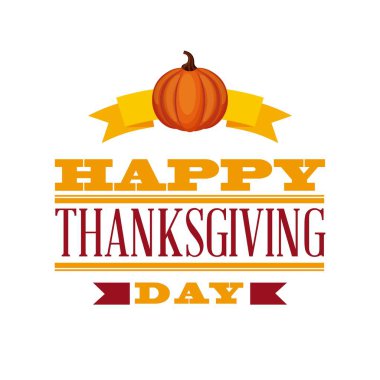 Mutlu Şükran günü kartı