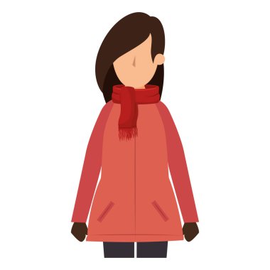 kişinin karakteri ile kış giysileri