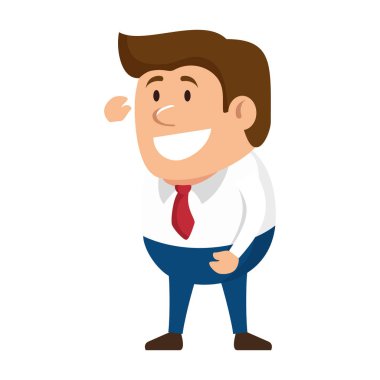 adam karakter izole simgesi