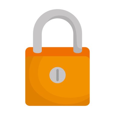 güvenli asma kilit güvenlik izole simgesi