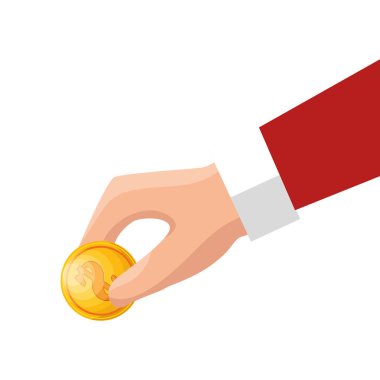 sikke para izole simgesi