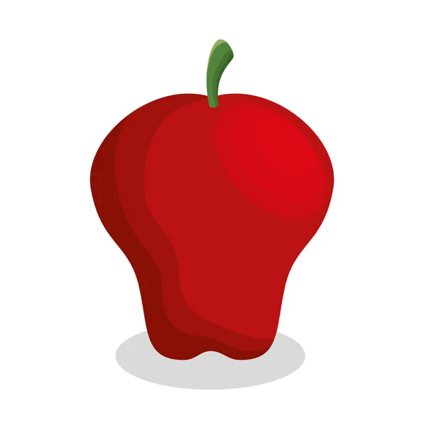 Яблоко свежие фрукты — стоковый вектор