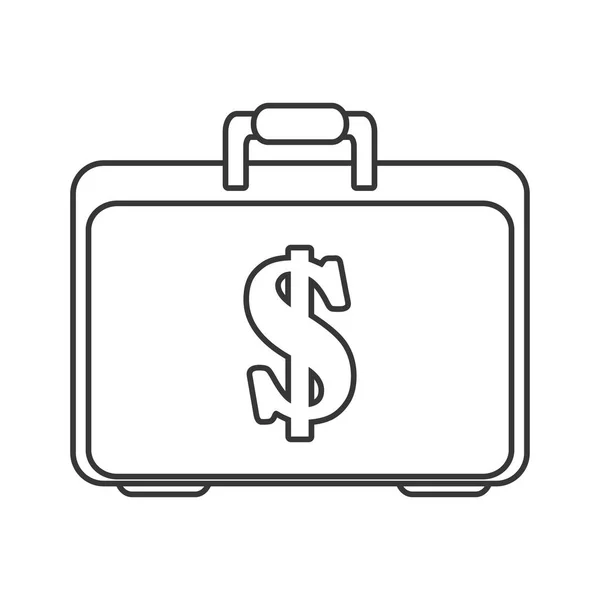 Portfolio business isolated icon — Stock Vector