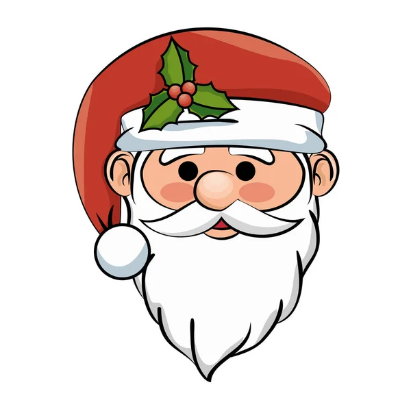 Lindo personaje de santa claus — Vector de stock