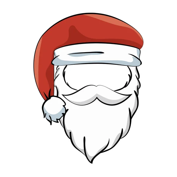 可爱的圣诞老人字符 — 图库矢量图片