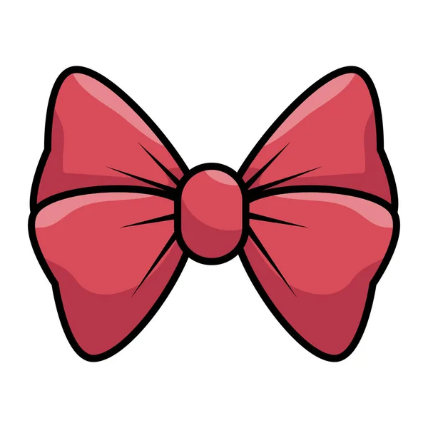 Bow cute female icon — Stock Vector