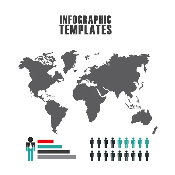 Infographic presentation template — Stock Vector
