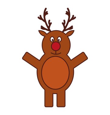 mutlu neşeli Noel karakter