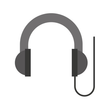 kulaklık ses aygıtı izole simgesi
