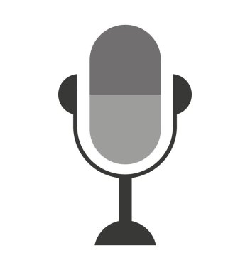 mikrofon aygıtı izole simgesi