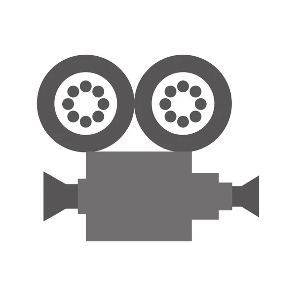Câmera de vídeo ícone isolado filme — Vetor de Stock