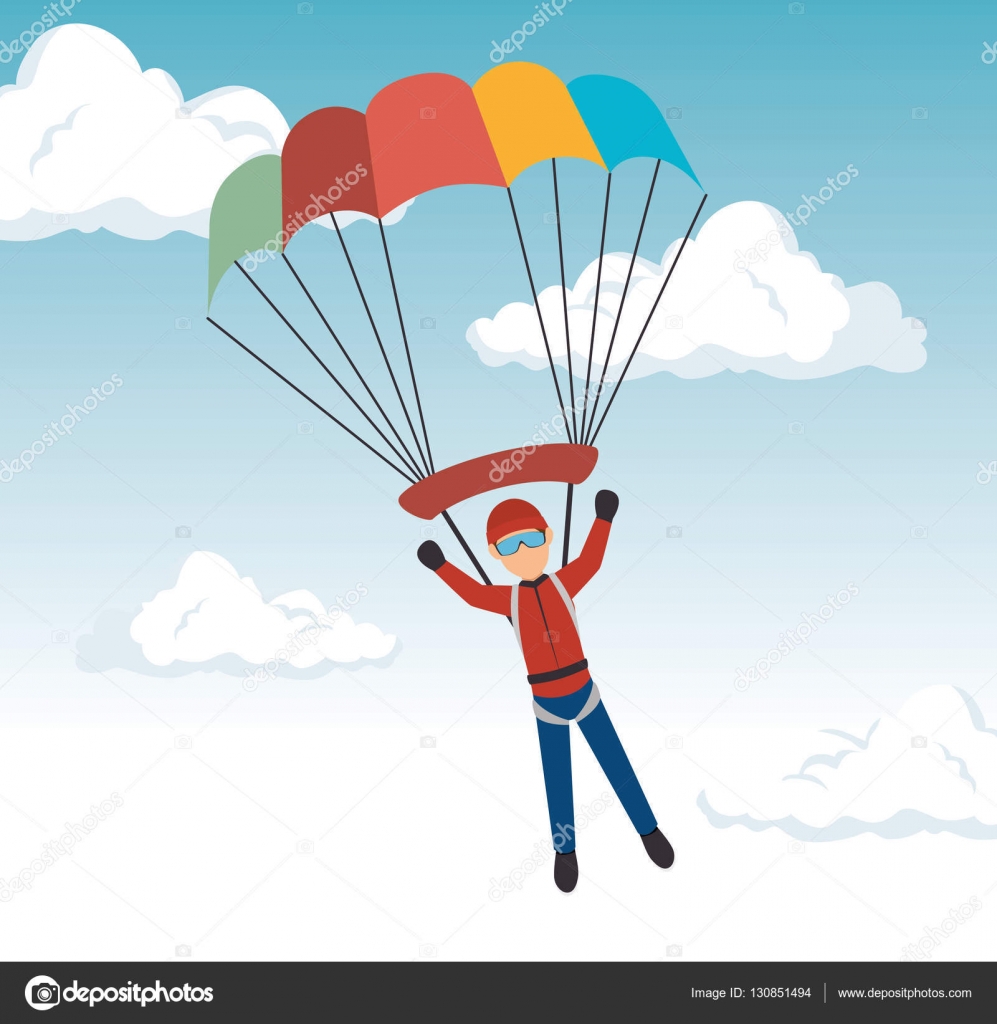 スカイダイビング Vector Art Stock Images Depositphotos