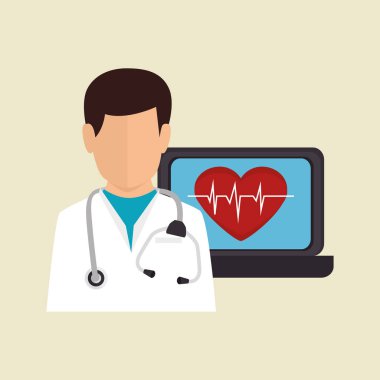 karakter doktor kalp nabız online hizmet