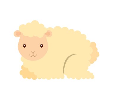 sevimli koyun yemlik karakter