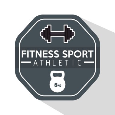 Fitness Spor atletik halter kettlebell zor iş