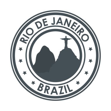 Bir Rio de janeiro Brezilya anıt İsa Tasarla