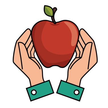 ellerini tutar apple beslenme tasarım