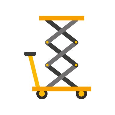 teslim cart izole simgesi