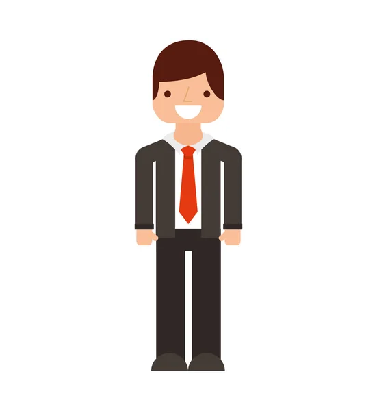 Homme d'affaires avatar ligne icône — Image vectorielle