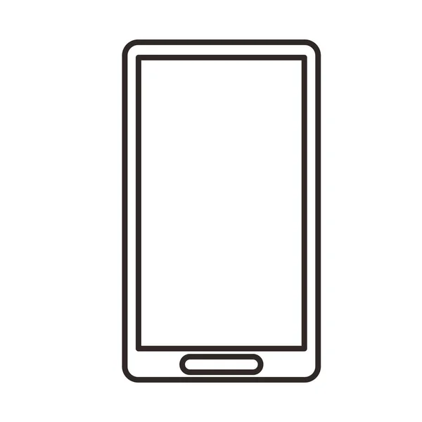 Appareil smartphone icône isolée — Image vectorielle