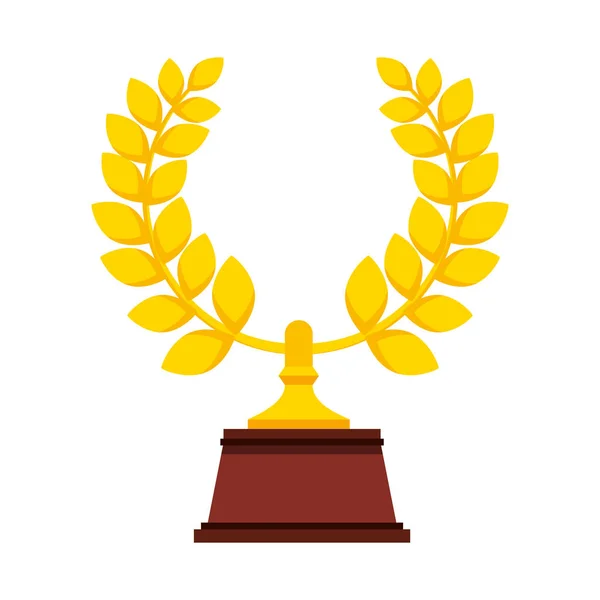 Krans kroon award pictogram — Stockvector