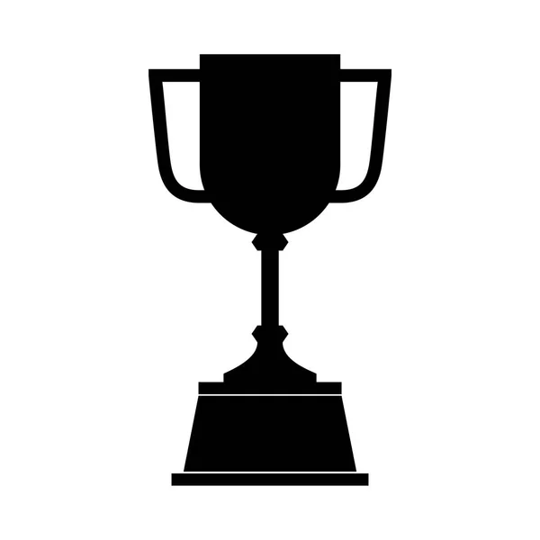 Нагорода кубок трофею ізольована іконка — стоковий вектор