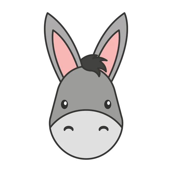 Mignon personnage muletière — Image vectorielle