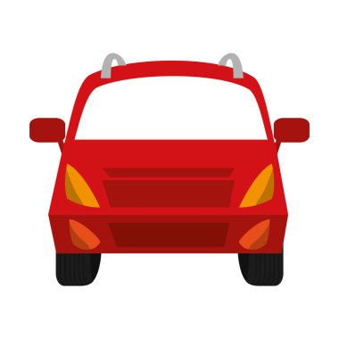 Araba otomatik araç izole simgesi