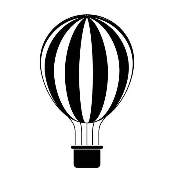 Μπαλόνι αέρα καυτό ταξιδιωτικό — Διανυσματικό Αρχείο