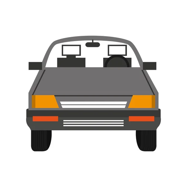 Coche auto vehículo aislado icono — Vector de stock