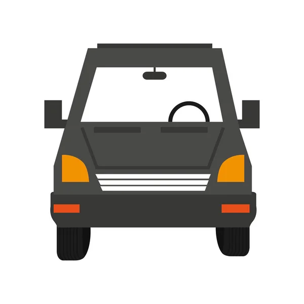 Car auto vehicle isolated icon — Stock Vector