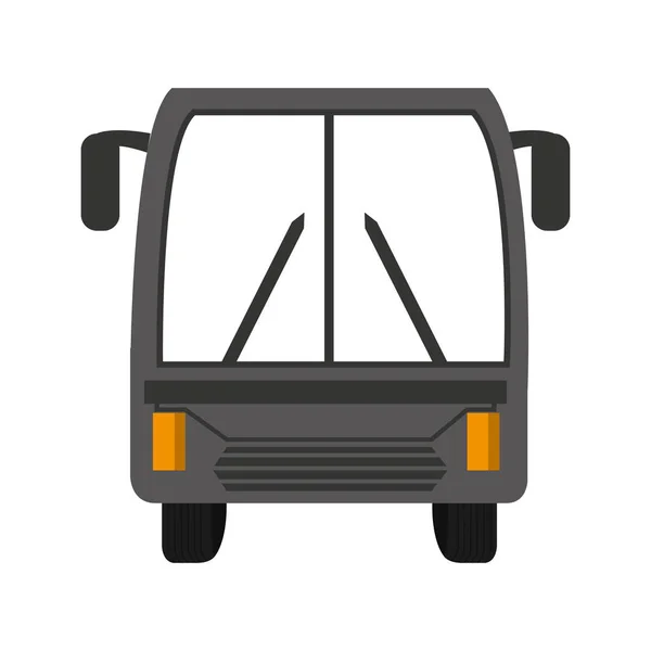 Ícone de serviço de transporte de ônibus — Vetor de Stock