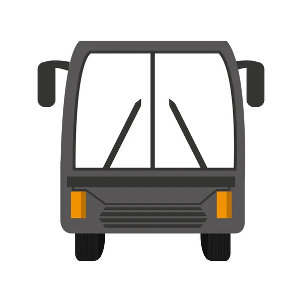 Bus transport service icon — Stock Vector