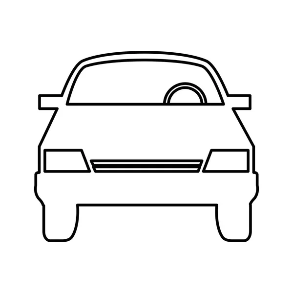 Αυτοκίνητο auto όχημα απομονωμένες εικονίδιο — Διανυσματικό Αρχείο