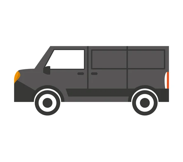 Coche auto vehículo aislado icono — Vector de stock