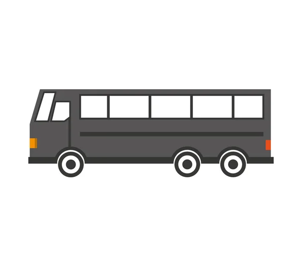 Icono del servicio de transporte de autobús — Archivo Imágenes Vectoriales