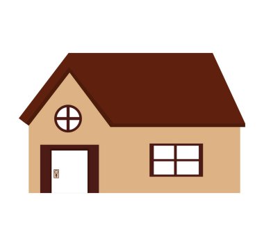 dış ev izole simgesi