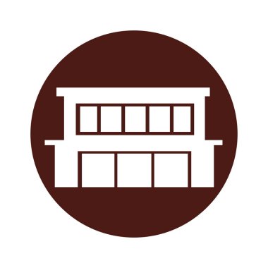 dış ev izole simgesi