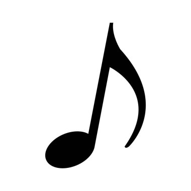 müzik Not izole simgesi