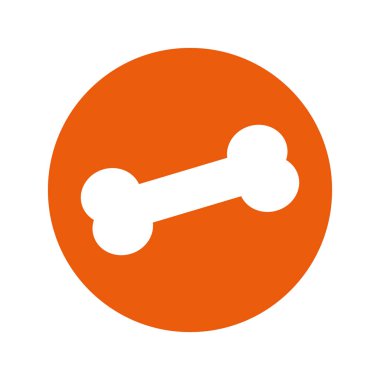 kemik maskot oyuncak izole simgesi