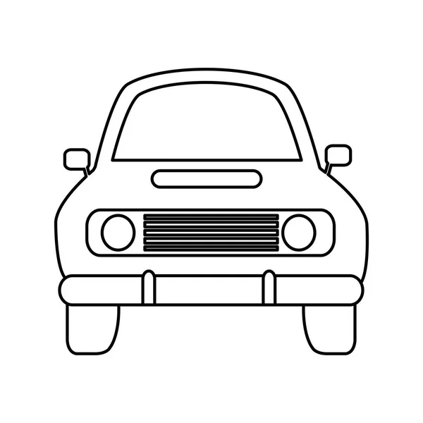 Αυτοκίνητο auto όχημα απομονωμένες εικονίδιο — Διανυσματικό Αρχείο