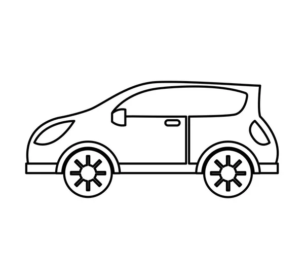 Auto auto veicolo isolato icona — Vettoriale Stock