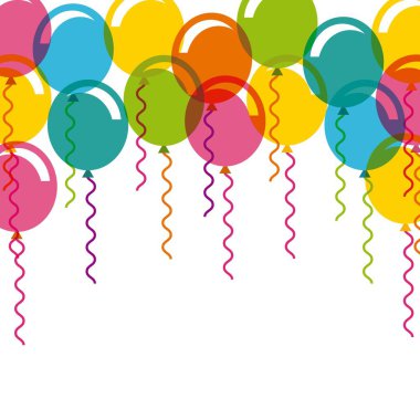 renkli balon tasarımı