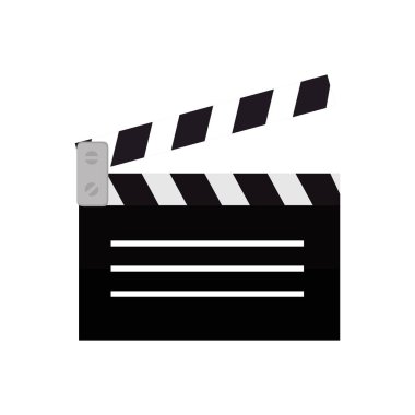 Klaket film film simgesi tasarım
